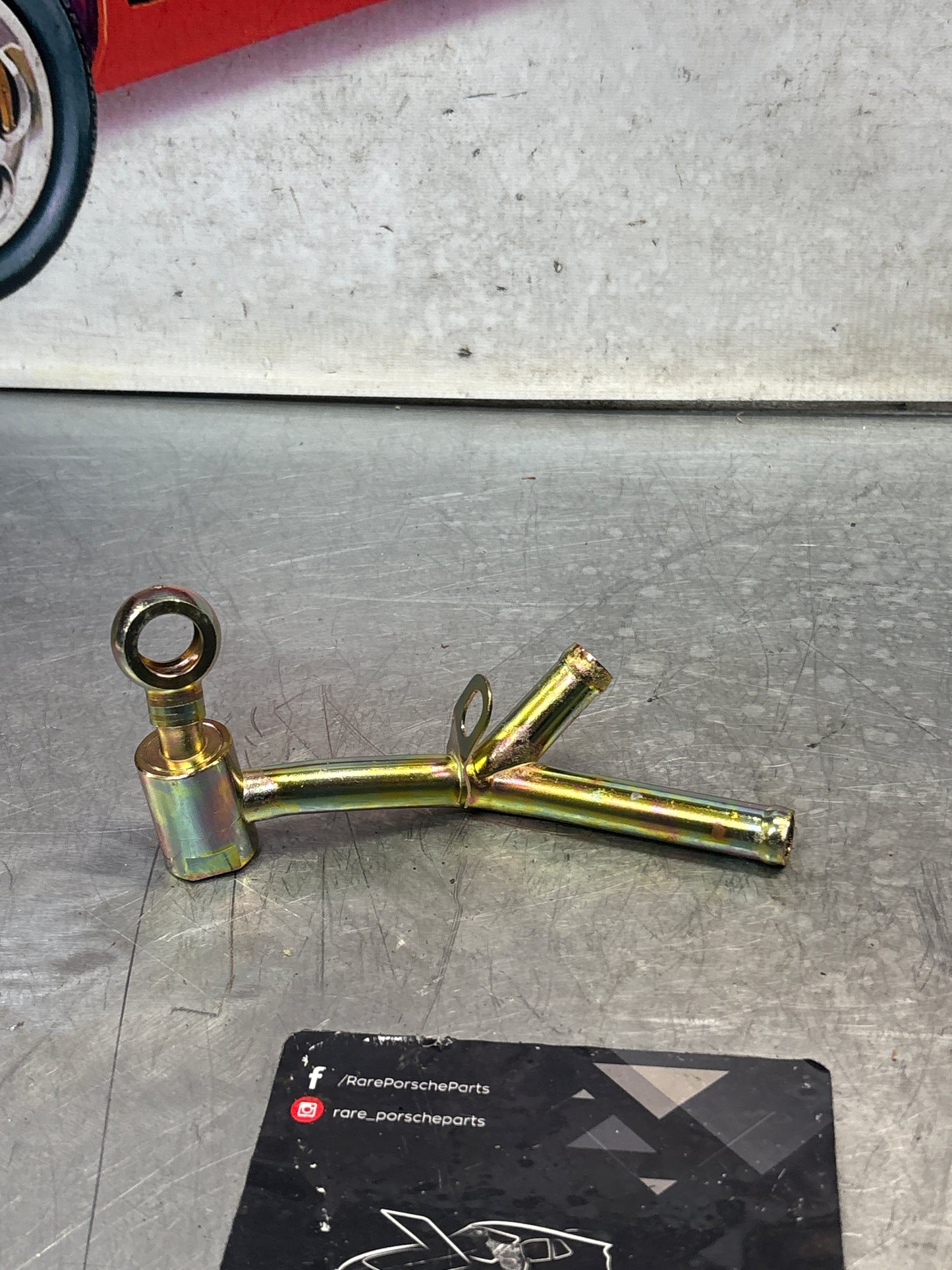 Porsche 944 Turbo Coolant pipe, water pipe 95110605605, refurbished