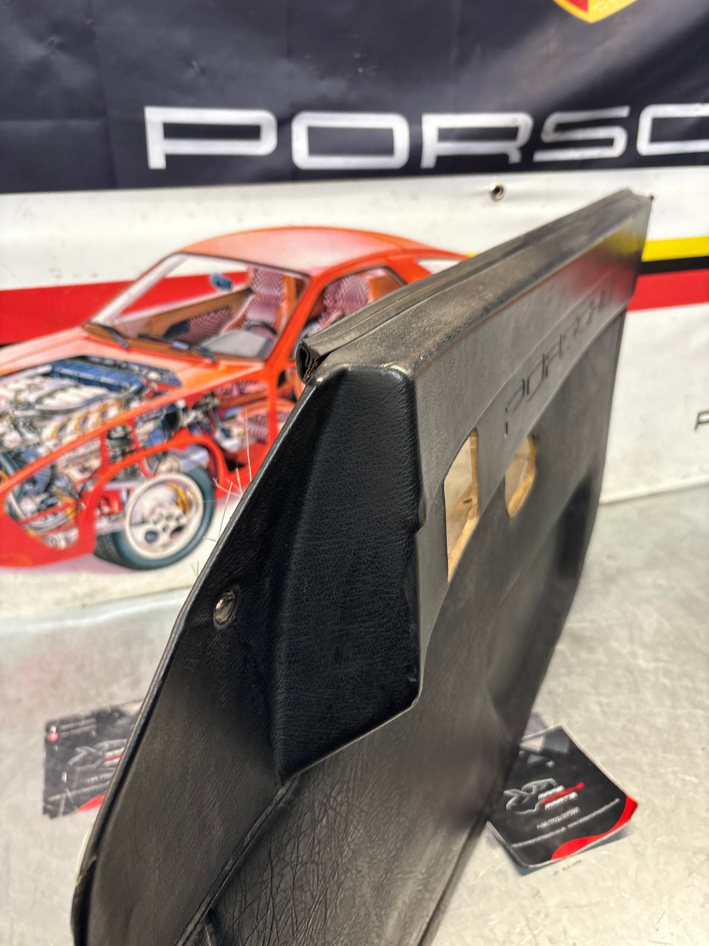Porsche 924/944 early Porsche scripted door card used good condition right side, LHD, 477867012