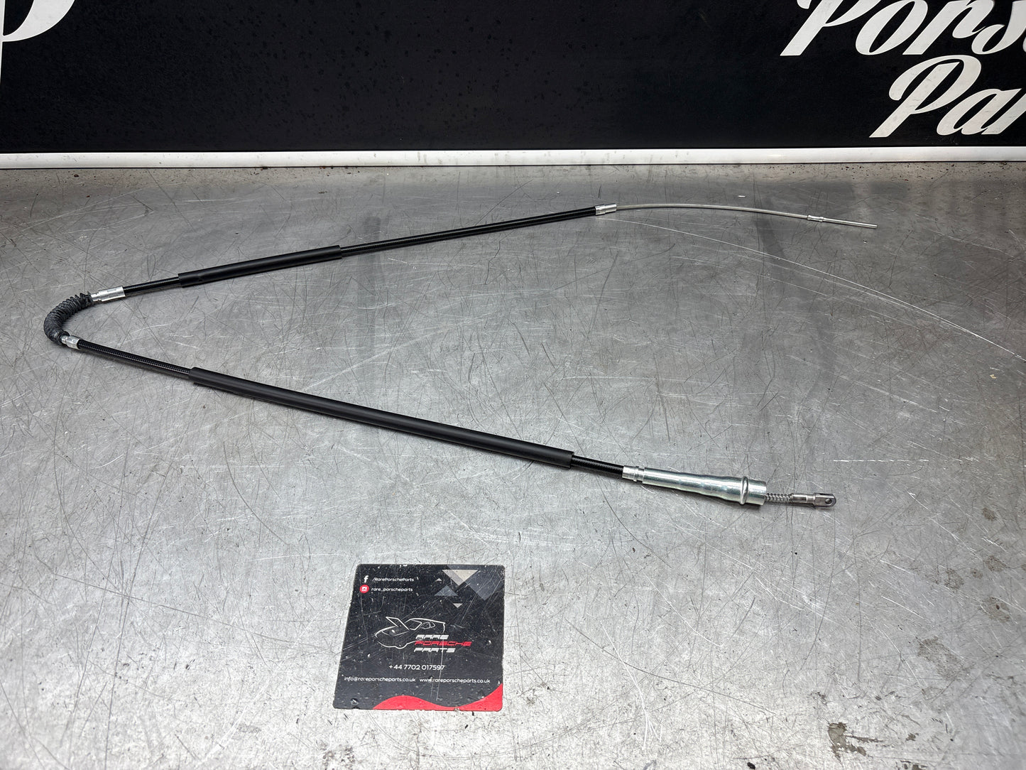 Porsche 924 Long handbrake cable, 92442414200