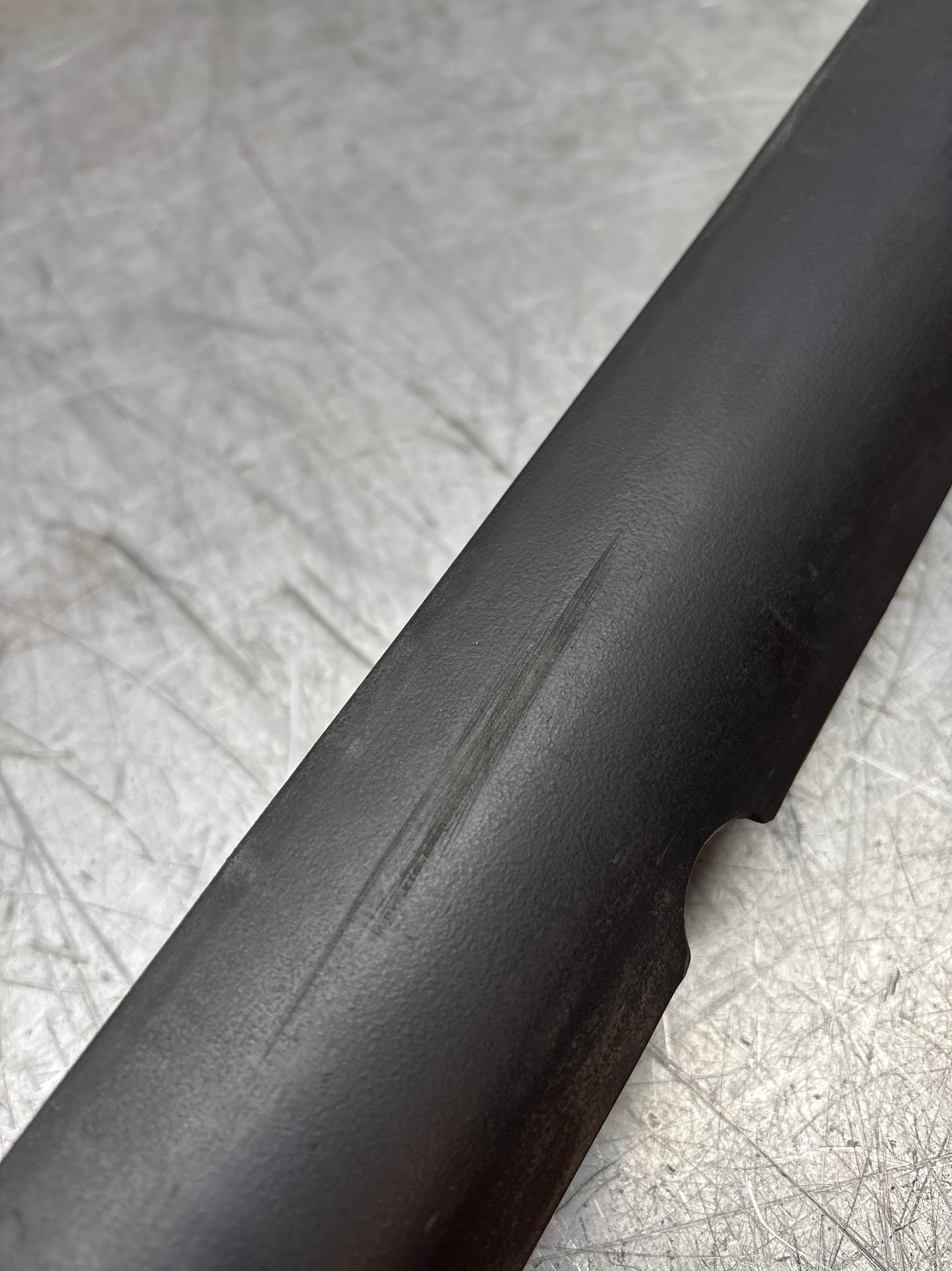 Porsche 944 lower door sill trim molding right side, spares or repair 9515591600