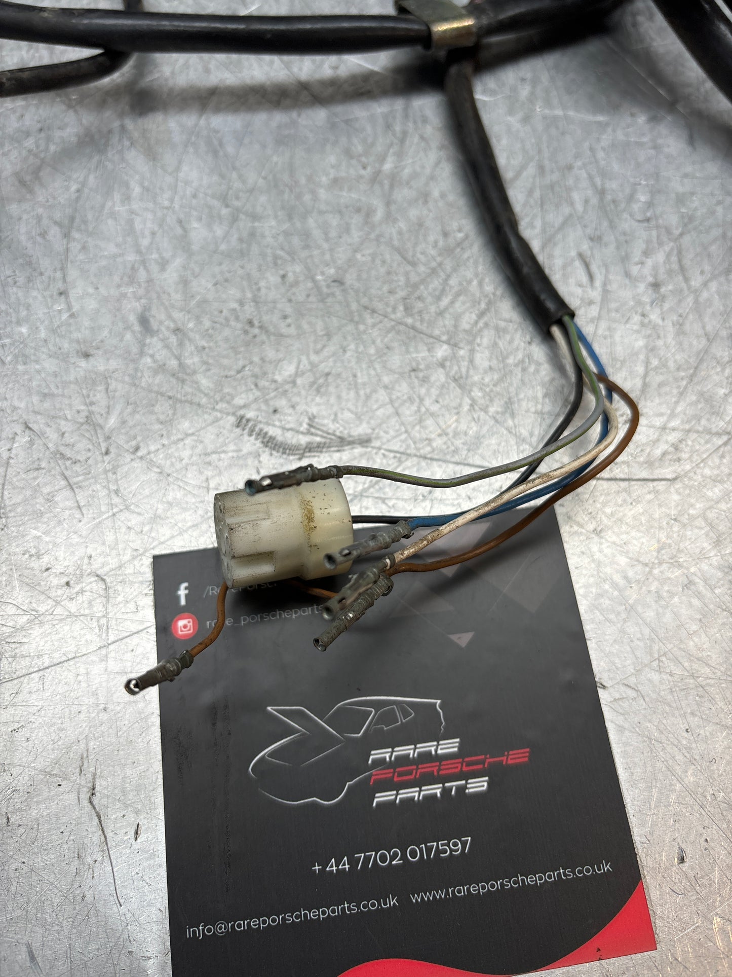 Porsche 928 S2 1986 Left Door wiring harness, loom, from a car, used 92861216702