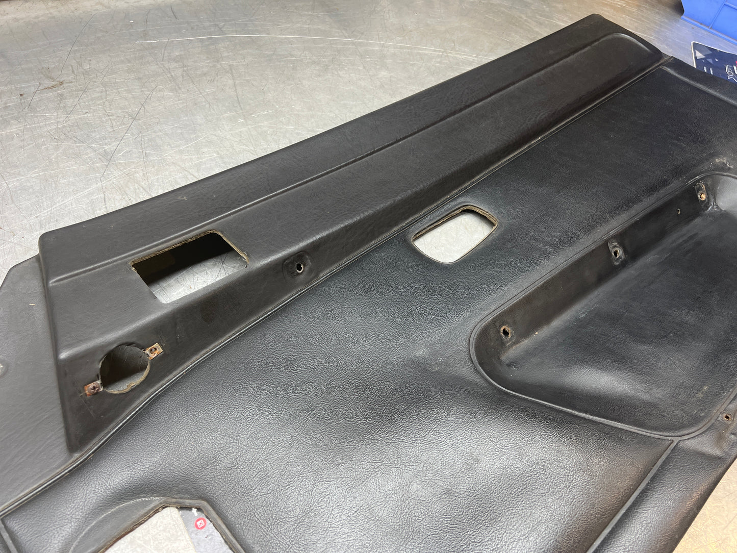 Porsche 924/944 early Porsche black door card used condition right side, Rhd, 478867012