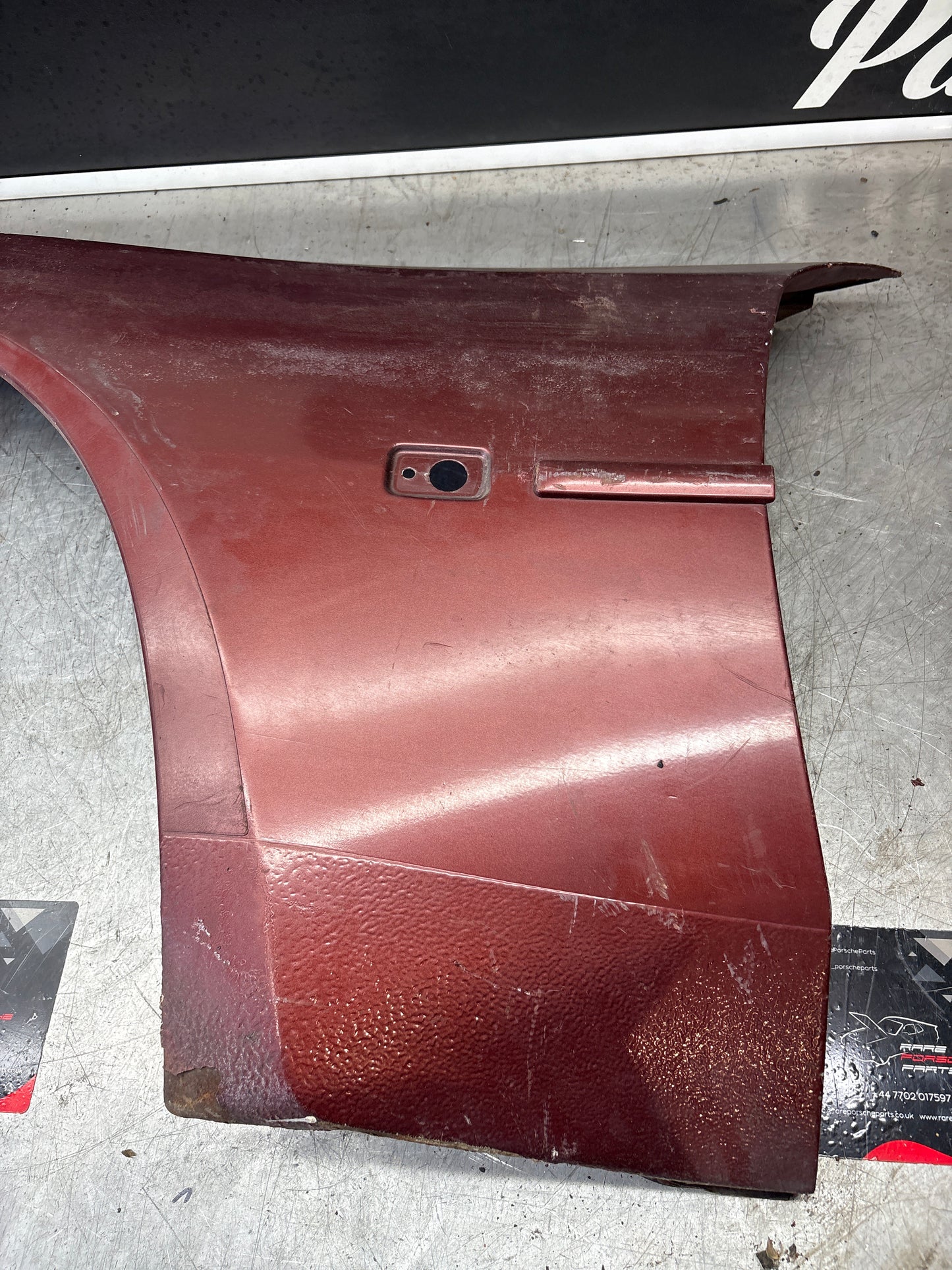Porsche 944 early left front wing, please see photos, used