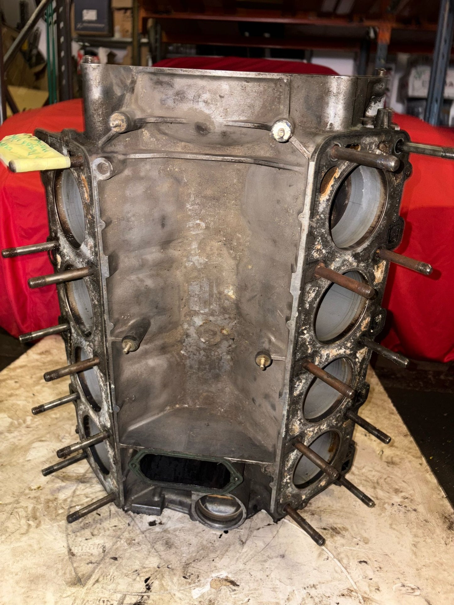 Porsche 928 M28/01 4.5 block with pistons, used