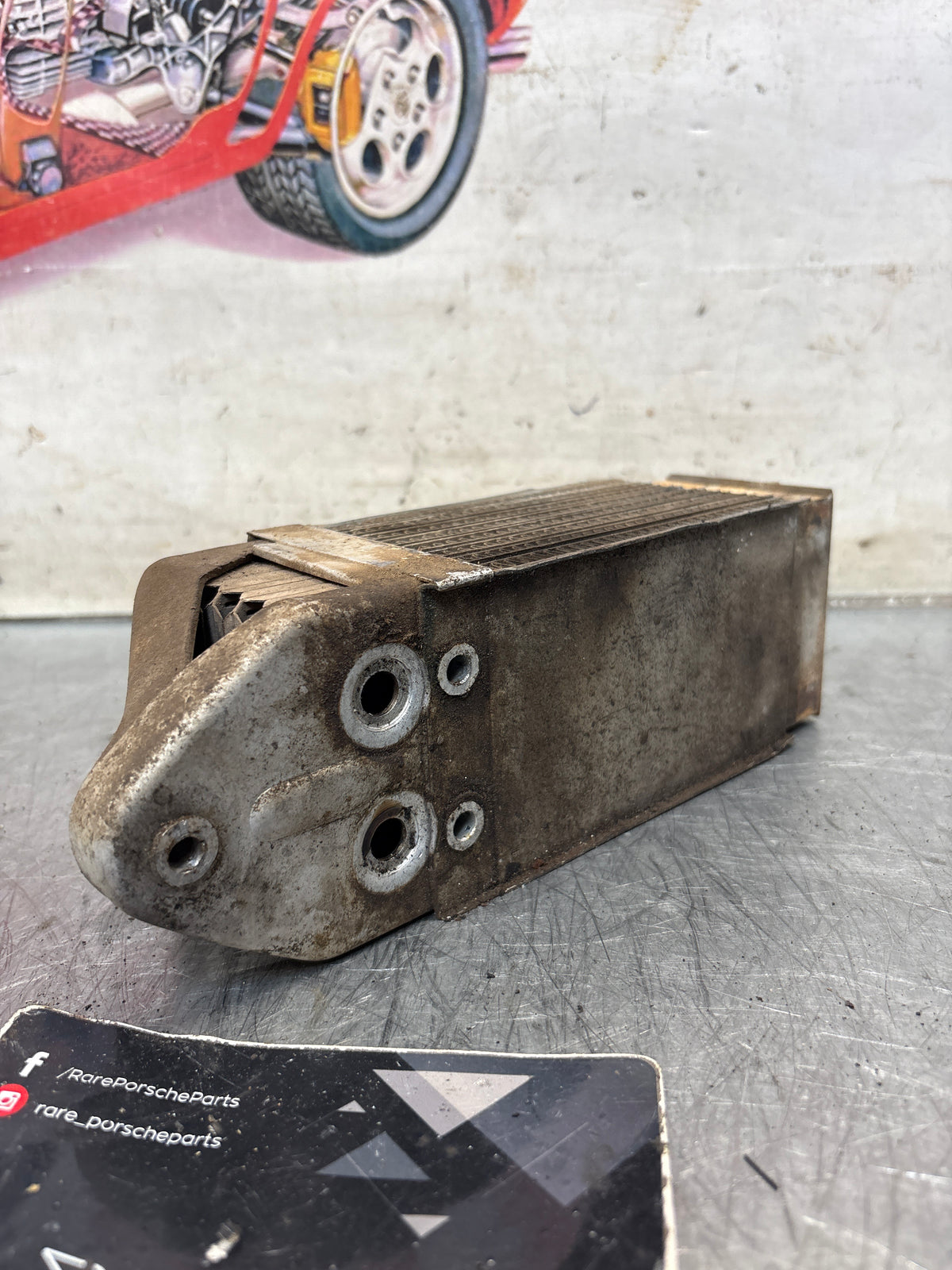 Porsche 914 oil cooler, used 021117021B