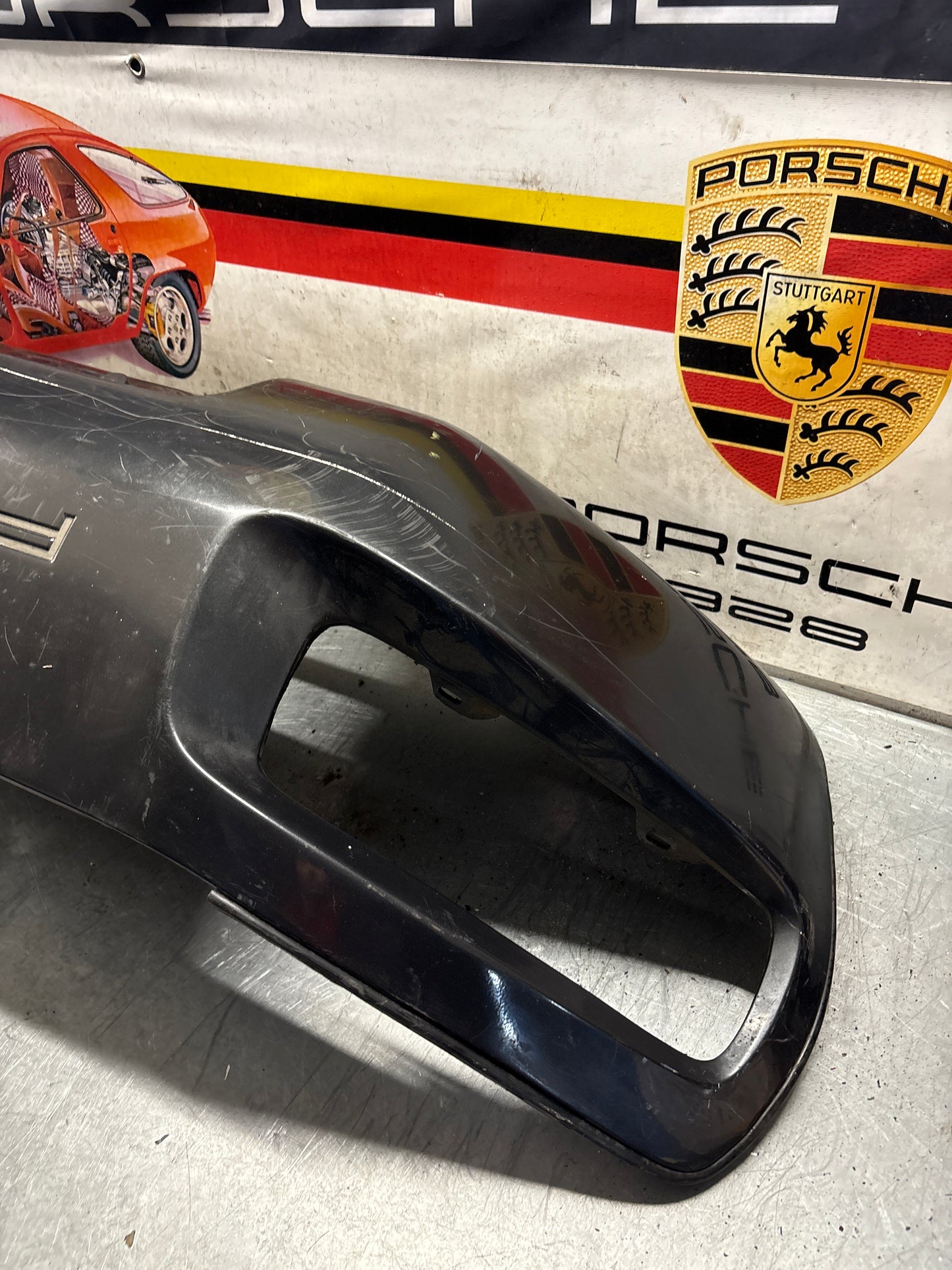 Porsche 928S rear bumper, used 928505023