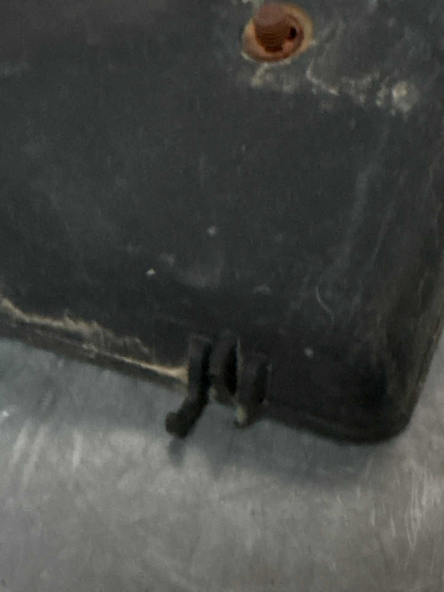 Porsche 928 S2 Air filter housing, damaged, used 92811022901