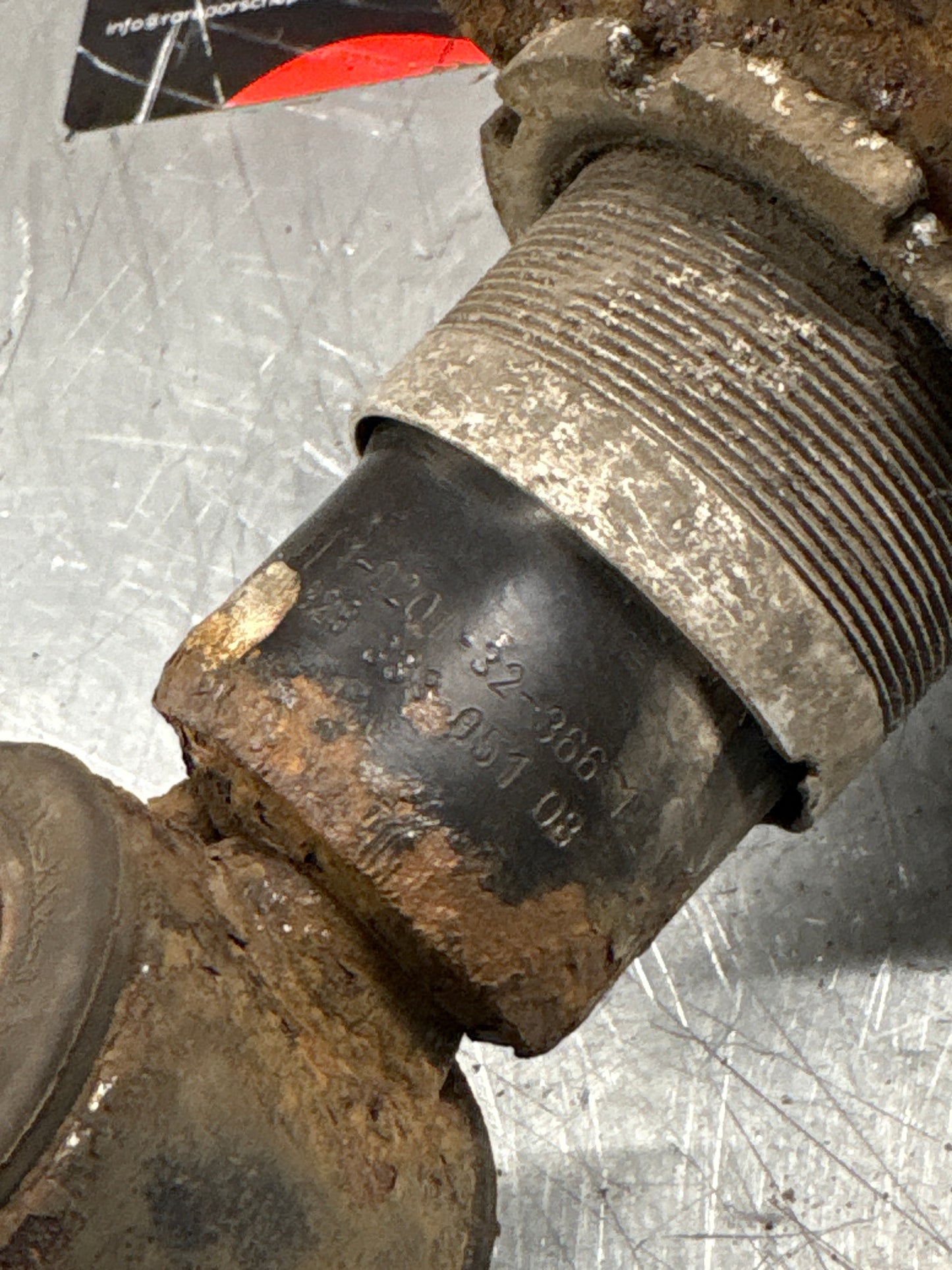 Porsche 928 rear shock absorber, used 92833305108