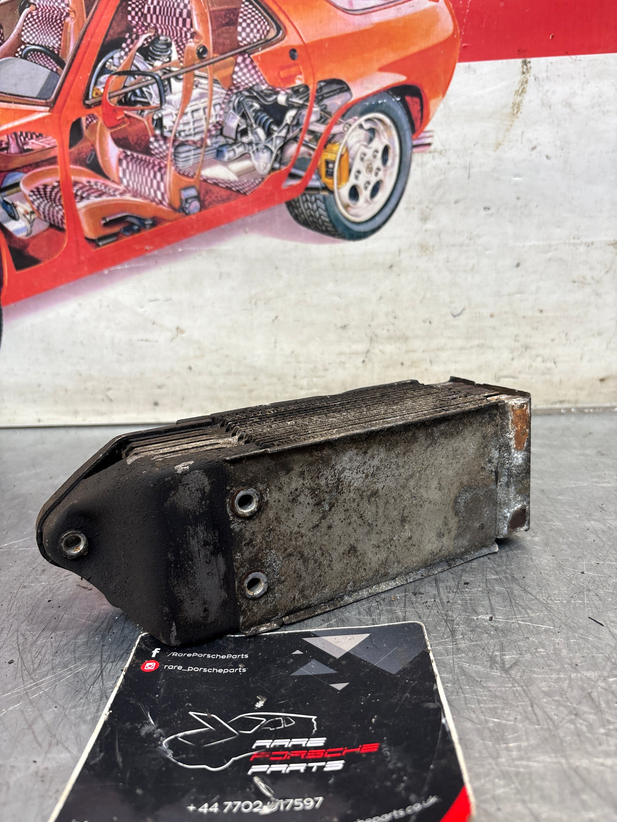 Porsche 914 oil cooler, used 021117021B