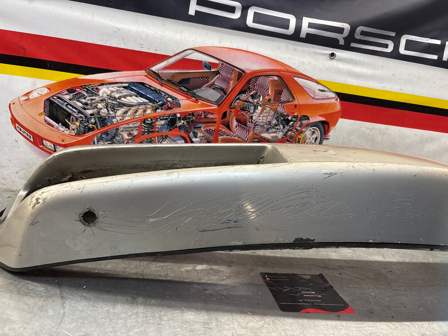 Porsche 928 front bumper cover panel, used 92850501306