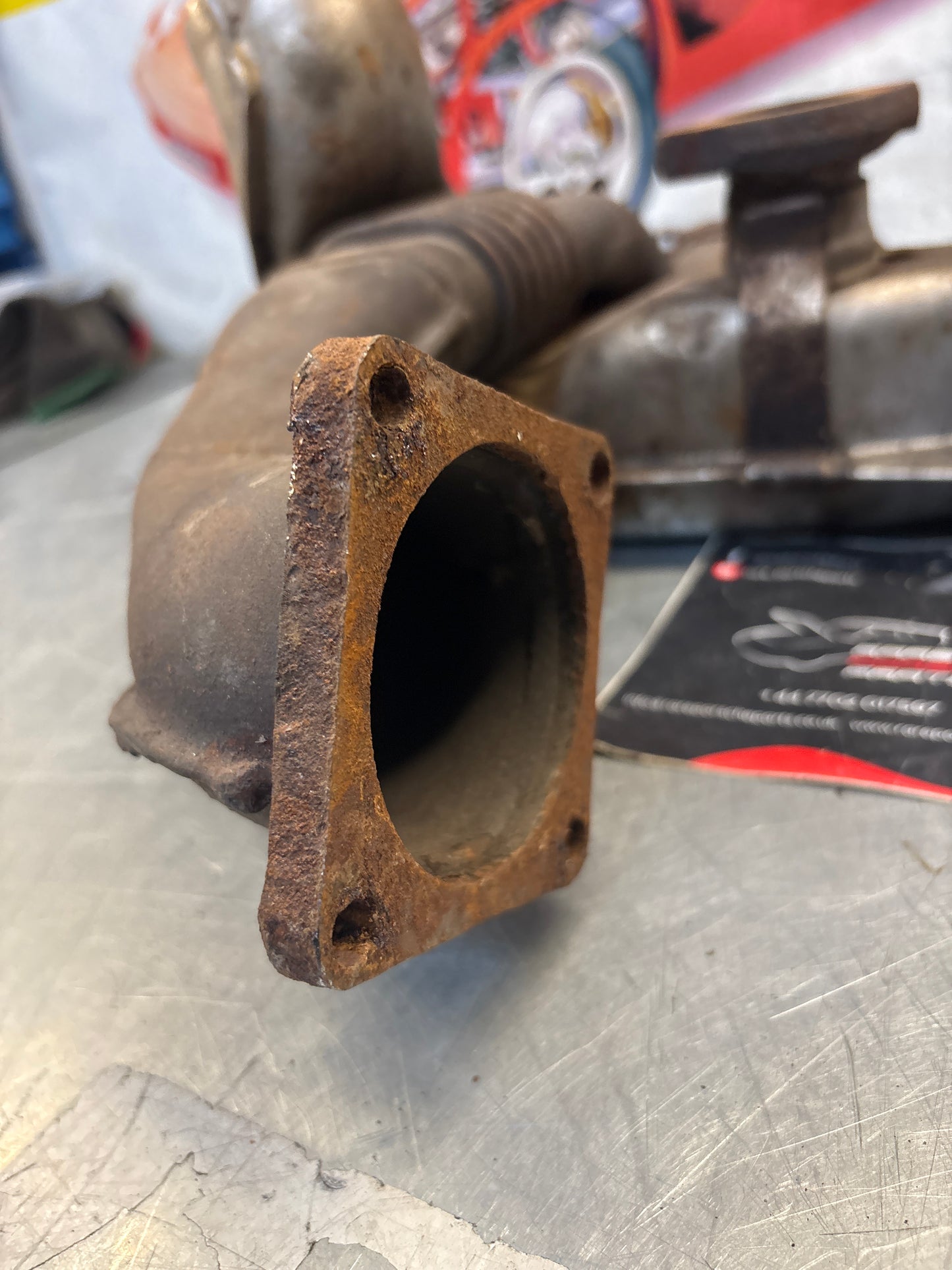 Porsche 911 964 left heat exchanger, used 96421103905