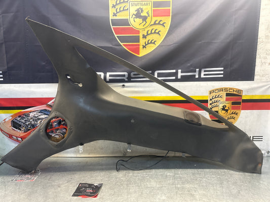 Porsche 928 right side lower side trim panel, grey used 92855502257