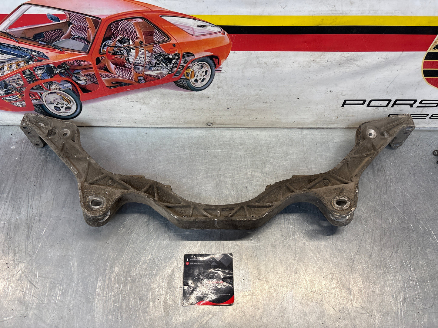 Porsche 928 rear gearbox subframe, used 92833113114