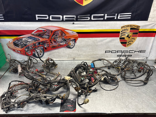 Porsche 944 Turbo 86- LHD Interior / Dashboard wiring loom, used 95161200604