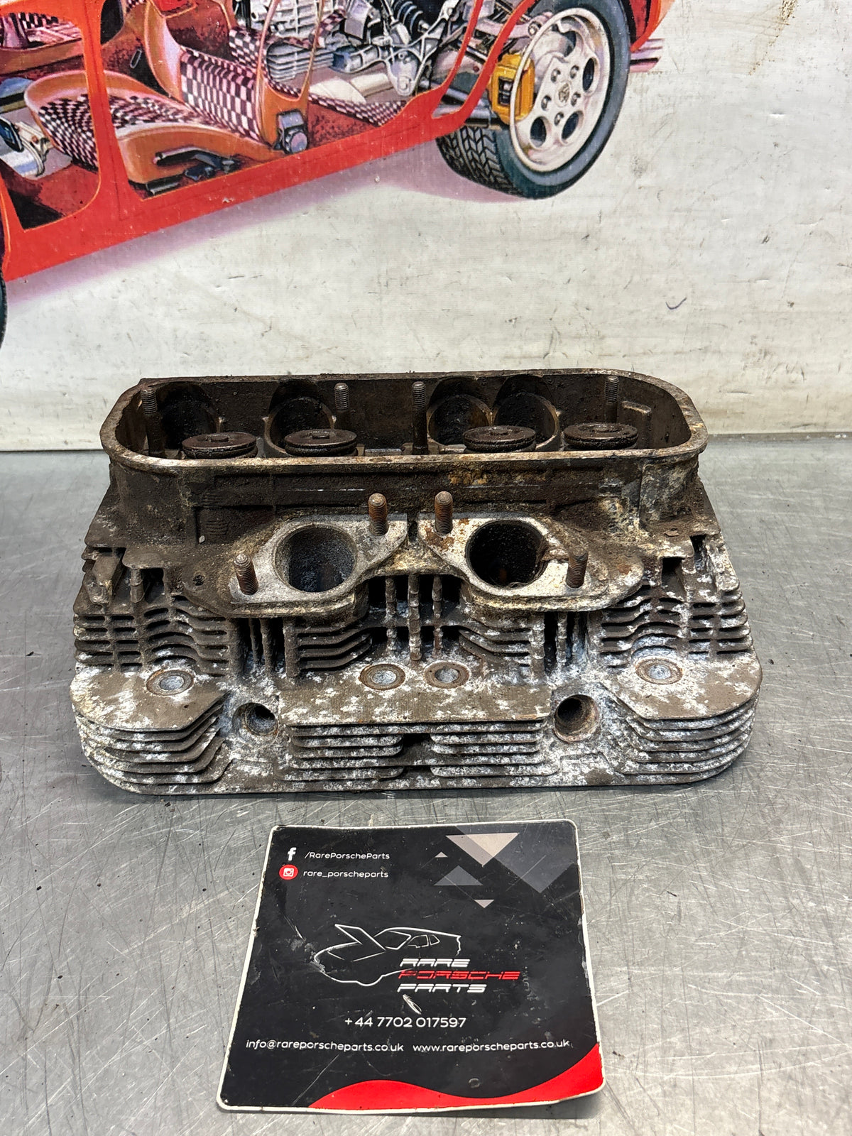 Porsche 914, cylinder head, used 022101372