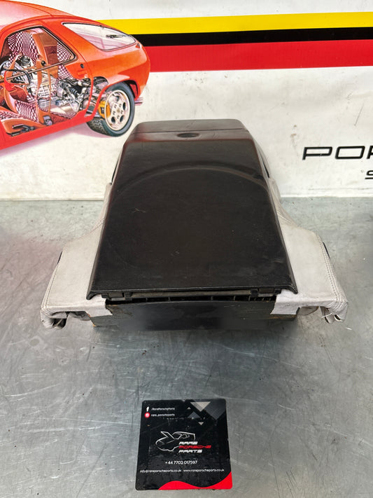 Porsche 928 S center console, rear armrest, black and white, no key 92852206757 used