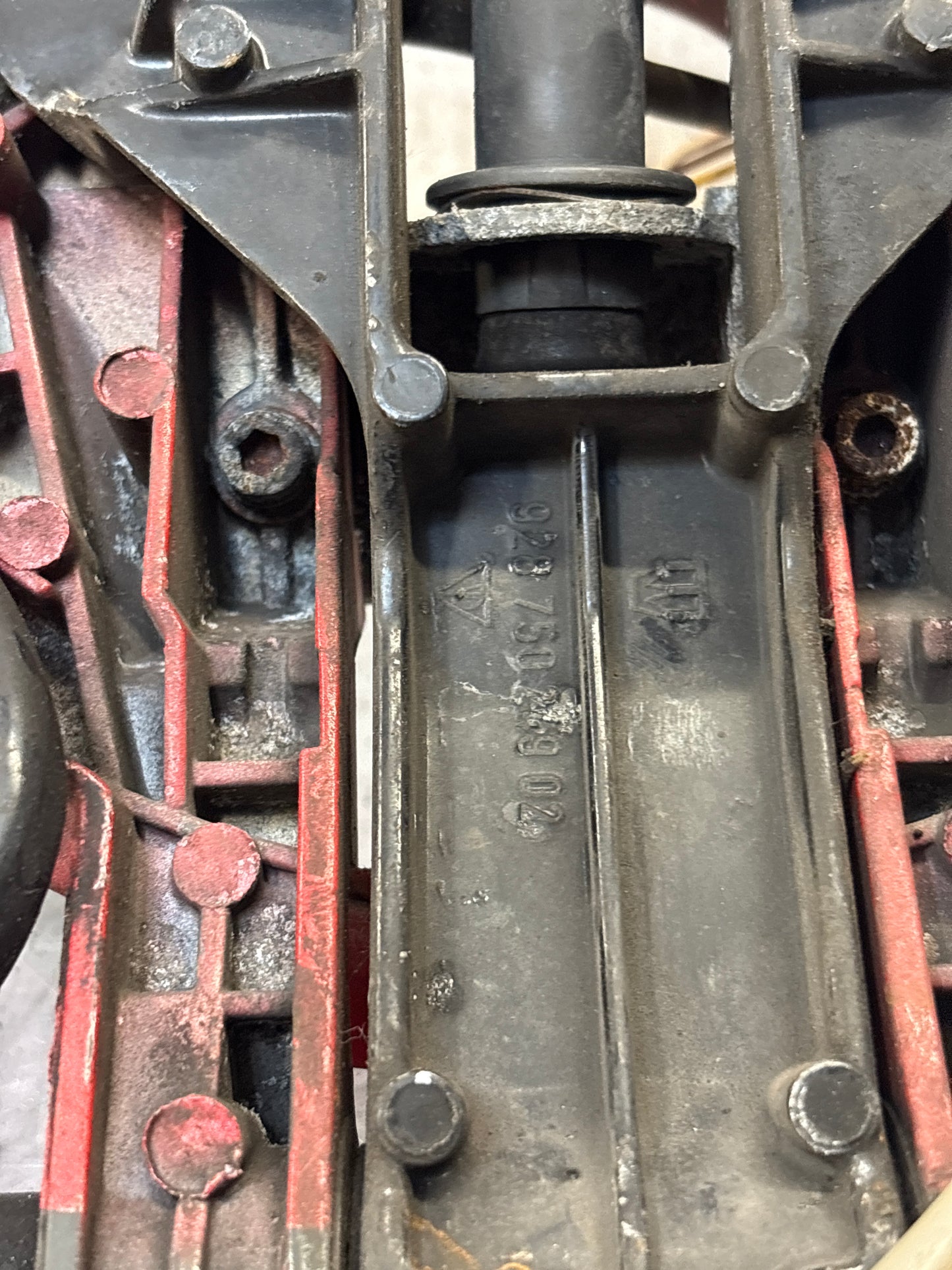 Porsche 928 left headlight swivel frame 92875024902 92875024302 used