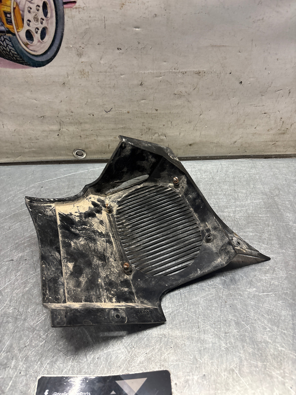 Porsche 914 left speaker cover, used 91455150510