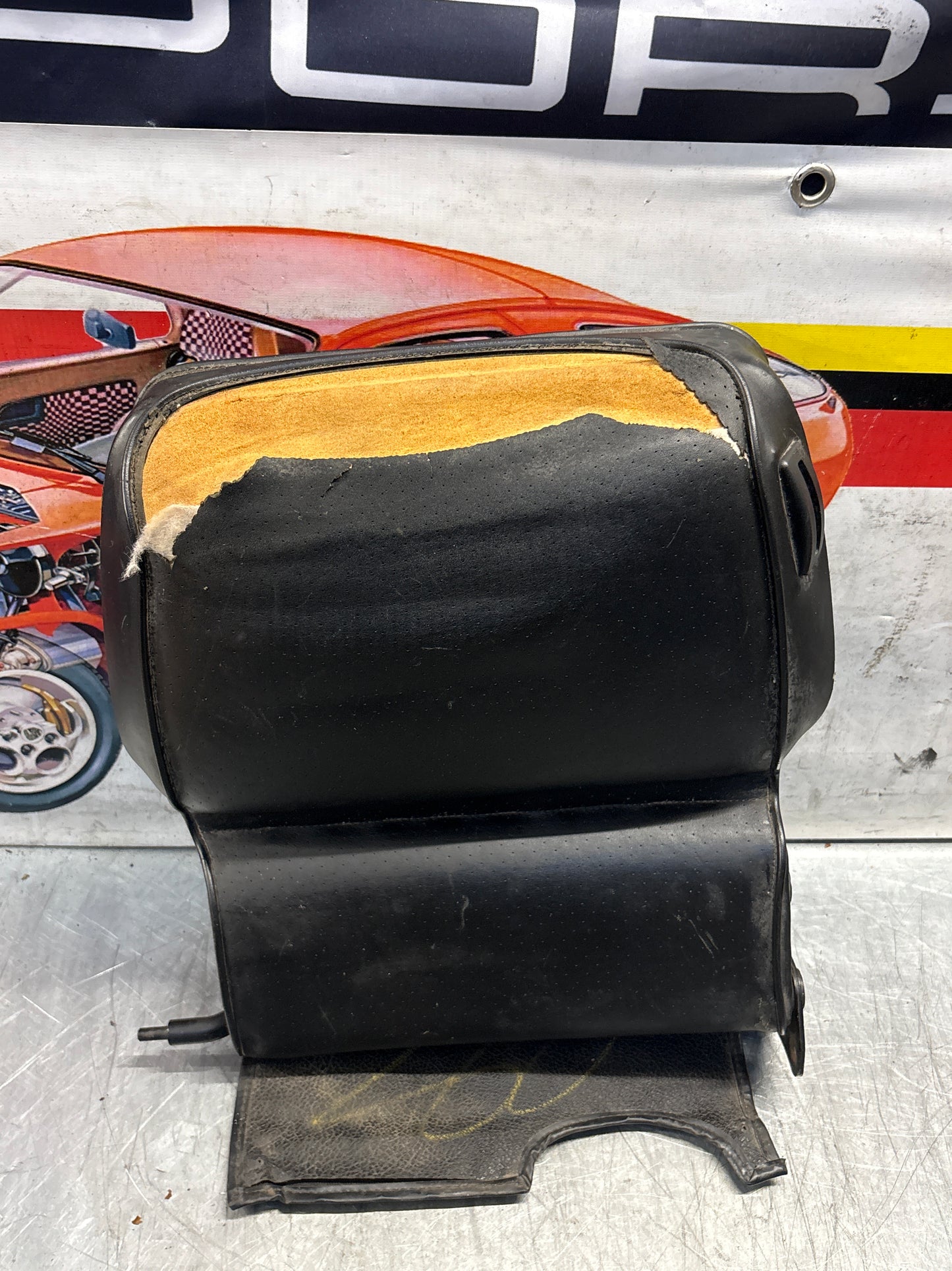 Porsche 928 rear seat backrest, black, used 92852203752