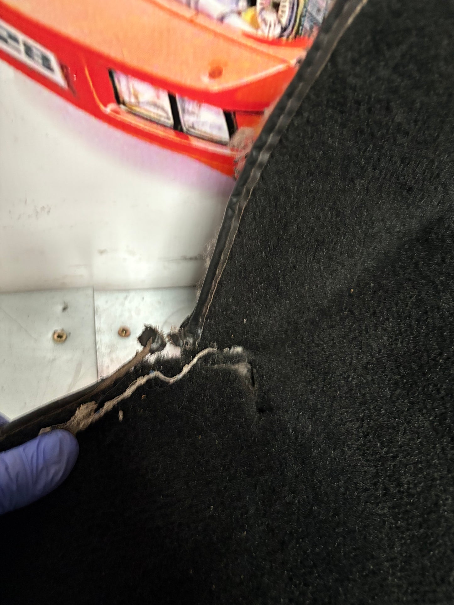 Porsche 944 from 85.5 black boot carpet 94555506303 used