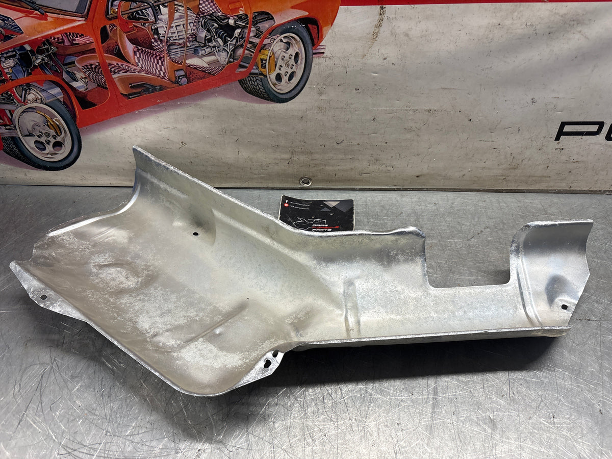 Porsche 928 79-80 heat shield protection plate 92850493104 Earlyer type without ribs, refurbished