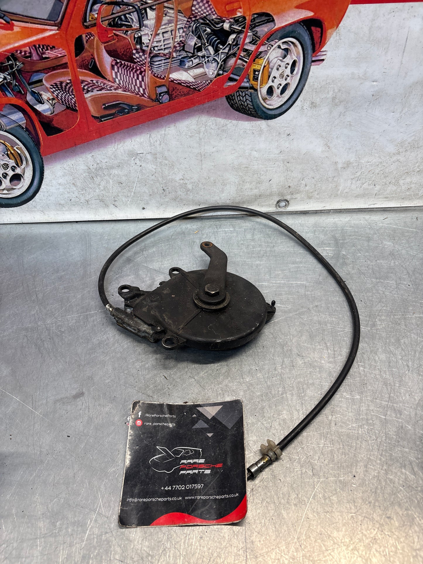 Porsche 911 993 944 968 left side cabrio roof gearbox 91156104568 used