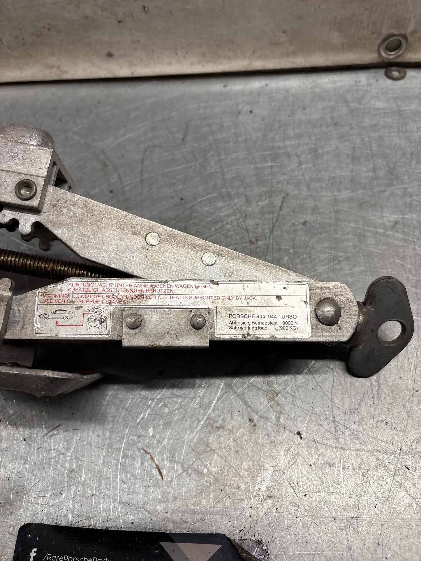 Porsche 944 / 944 Turbo spare tire jack lift, used