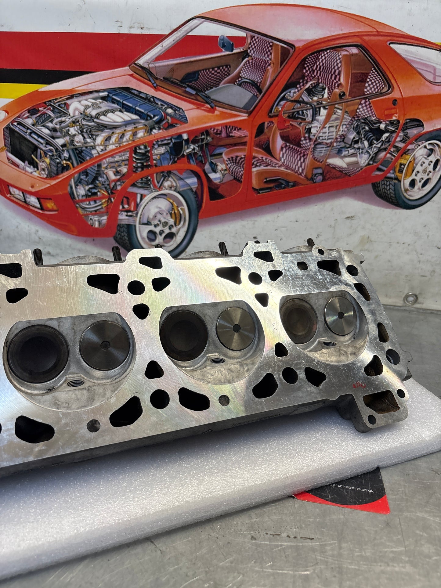 Porsche 944 8V Cylinder head, refurbished, 9441043036R