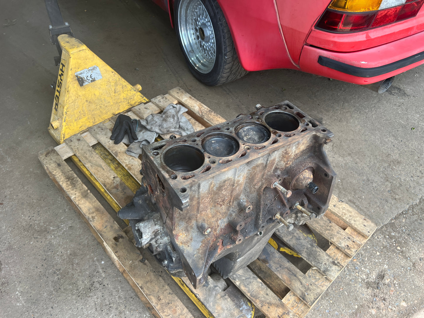 Porsche 924 Turbo S2 Engine, Short Block 931 for spare or repairs