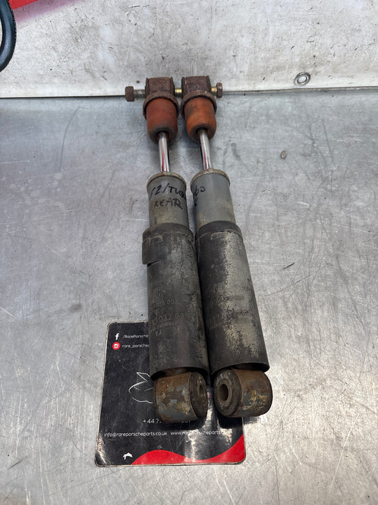 Porsche 944 86- pair of rear suspension shock absorbers, used 95133303209