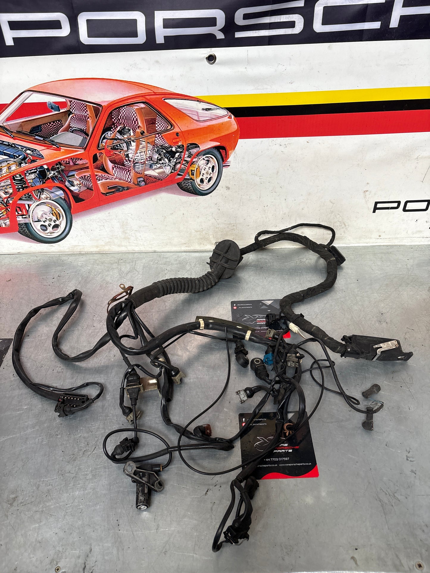 Porsche 944 S2 3.0 16V 1992 engine loom ECU wiring loom, used, 9446070406