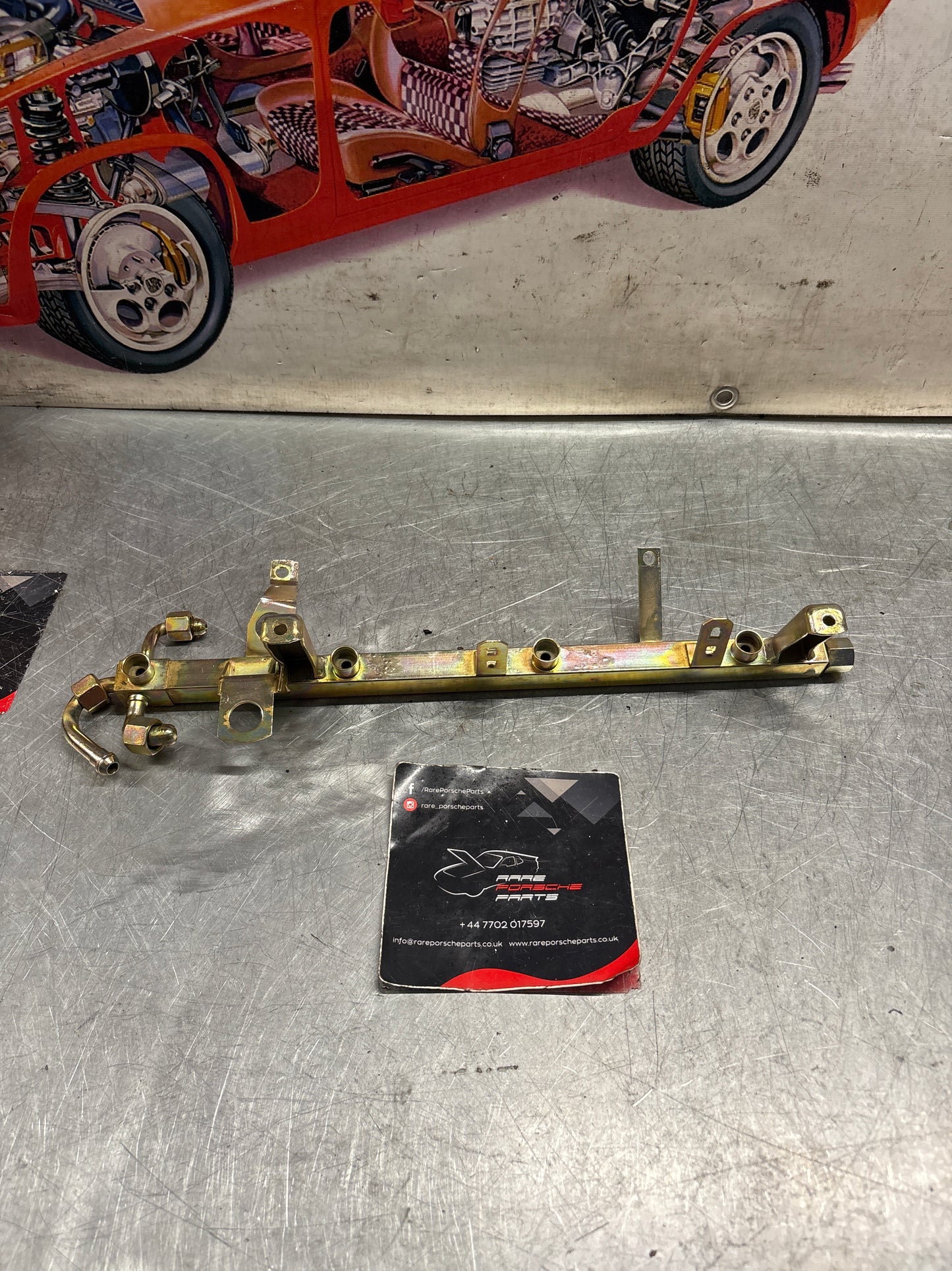 Porsche 944 2.5 N/A 82-85 fuel rail, refurbished 94411008007