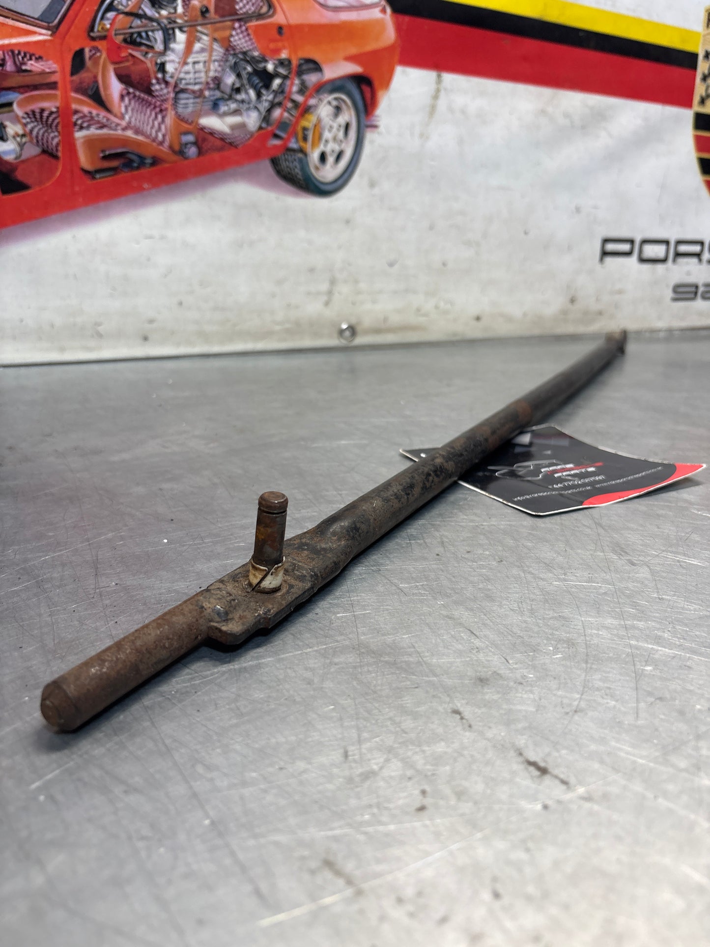 Porsche 924 dog leg gear shaft rod, used 477711154