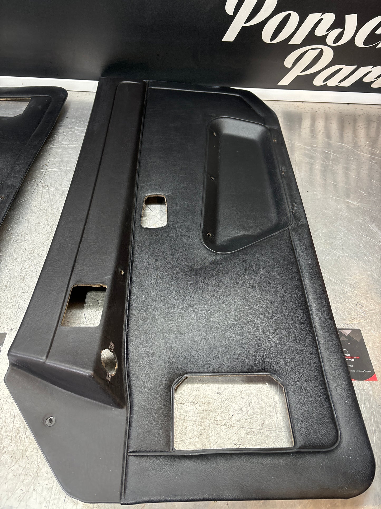 Porsche 924 944 -85.5 pair of Used black doors, nice condition