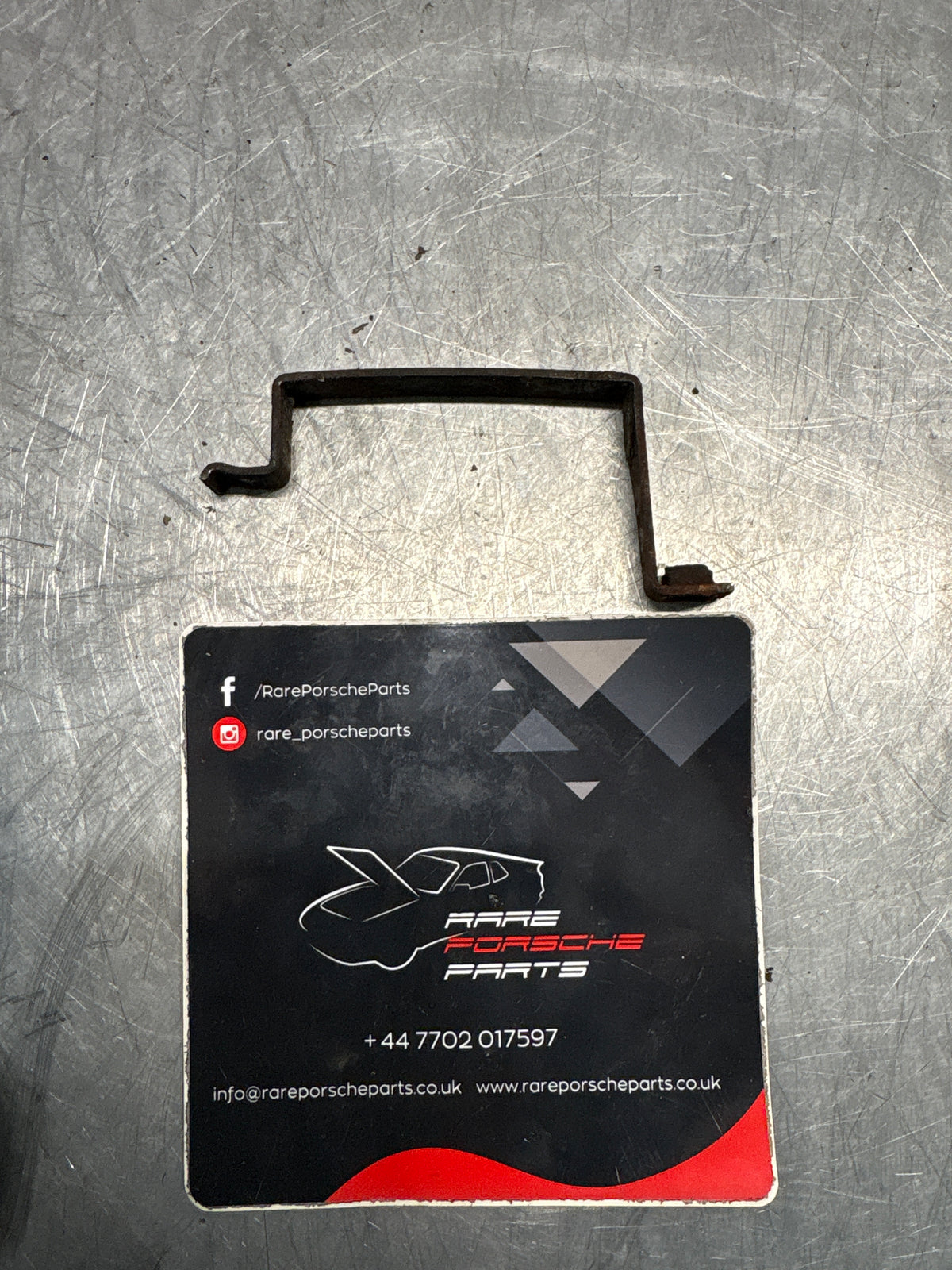 Porsche 914 oil cooler bracket, used 021117171A