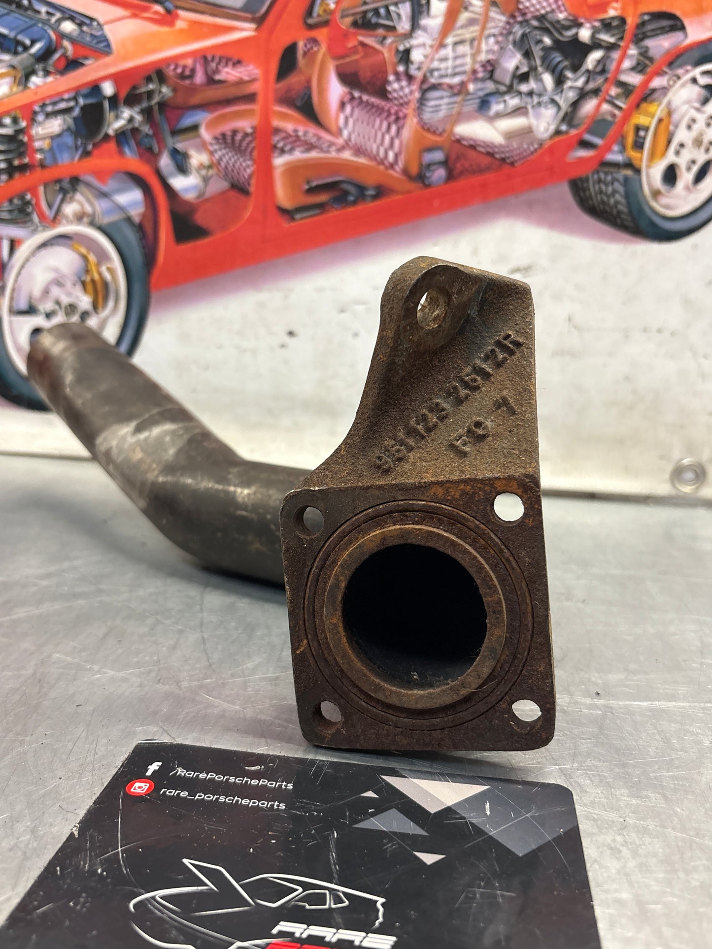 Porsche 944 Turbo Wastegate dump, used 9511232512R