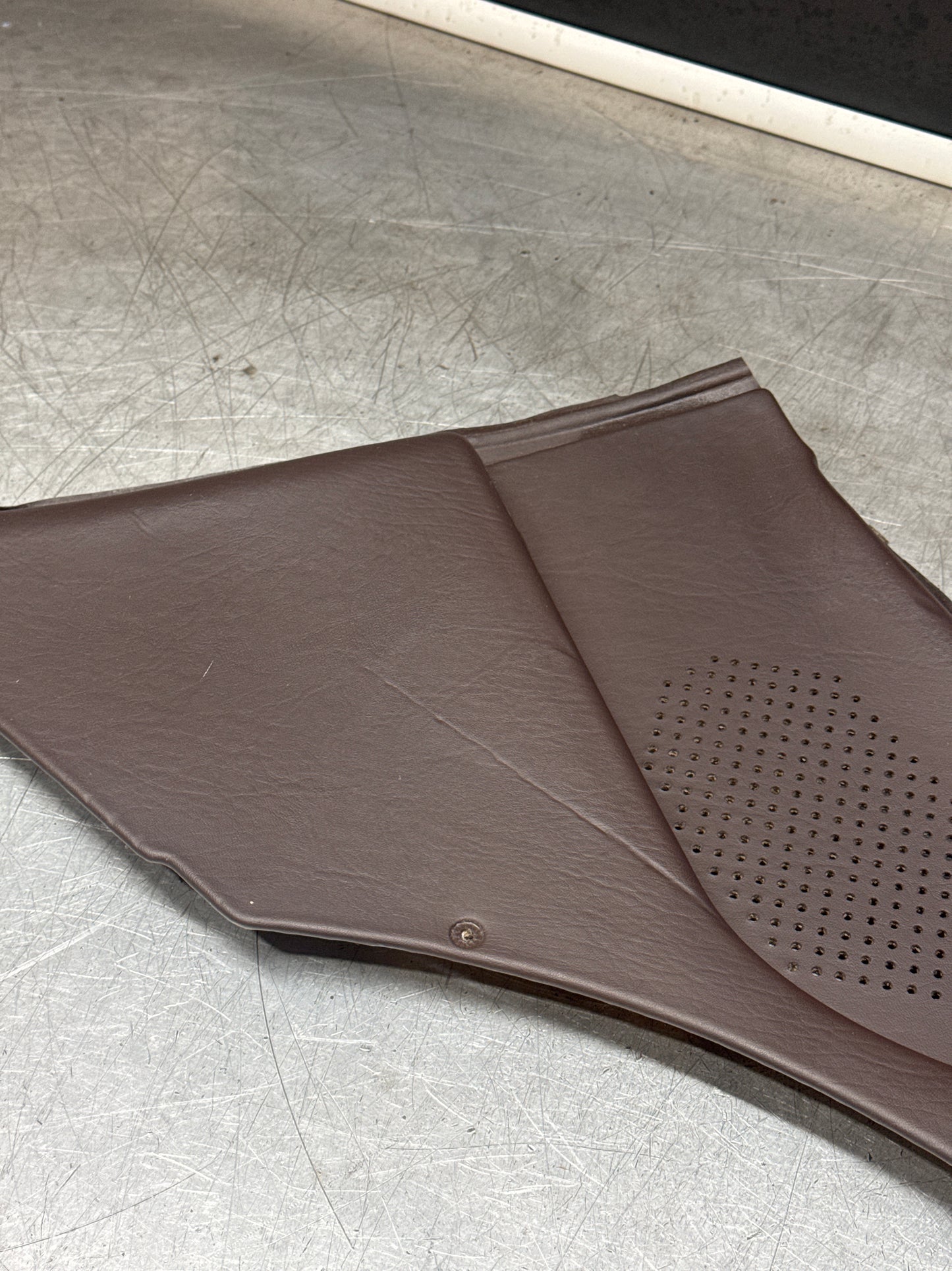 Porsche 944 924 brown rear interior C Post trims/cards. Quarter panel trim used 94455502101 94455502201