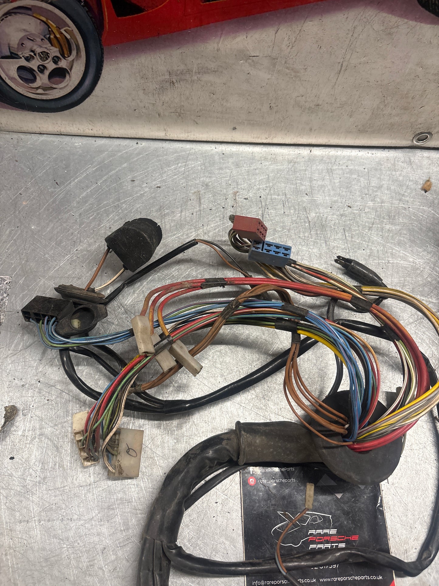 Porsche 928 S engine bay wiring loom, LHD, Spares or repair 92861200106