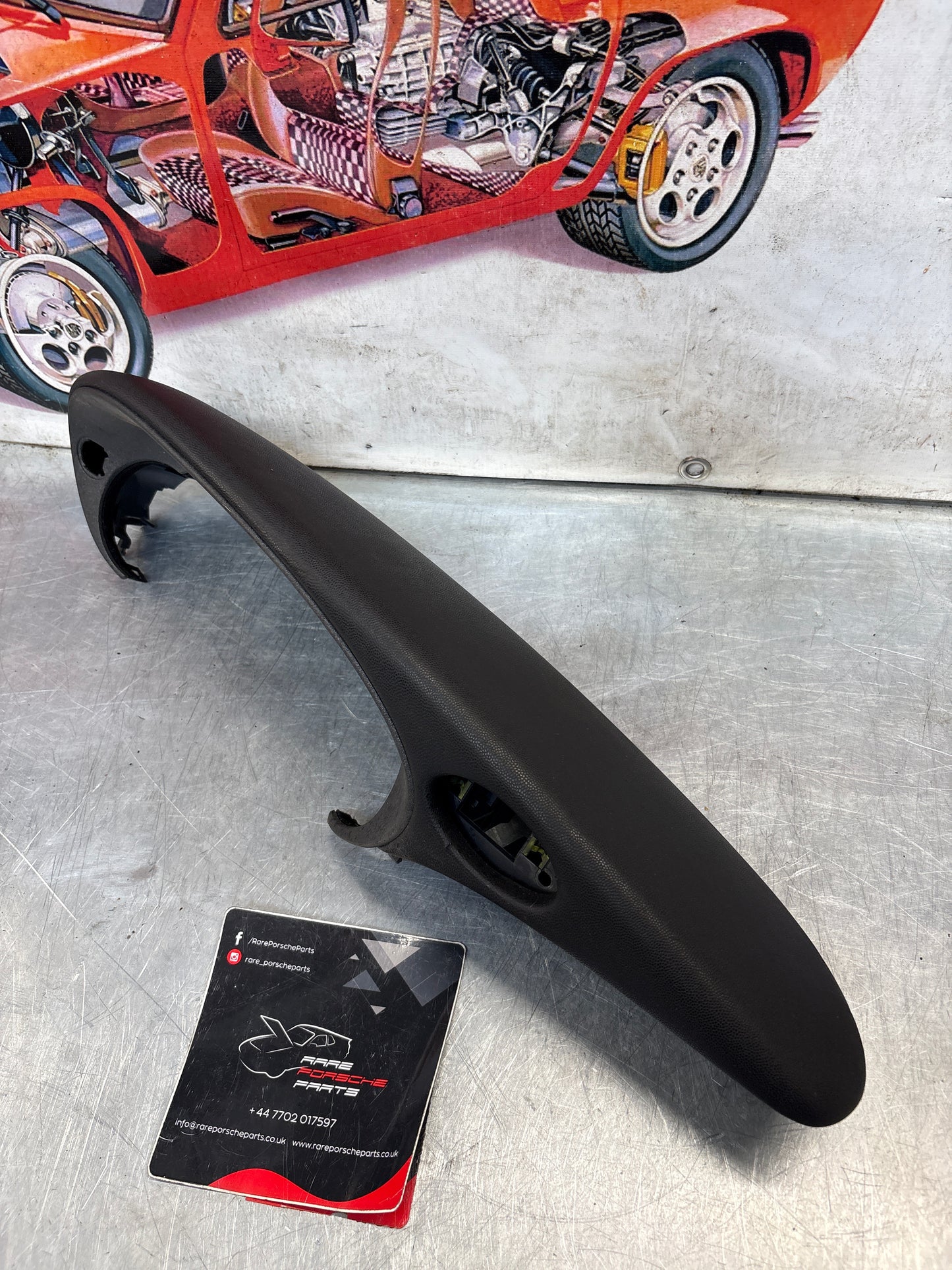 Porsche 911 996 dasboard cluster trim, used, black 99655205902