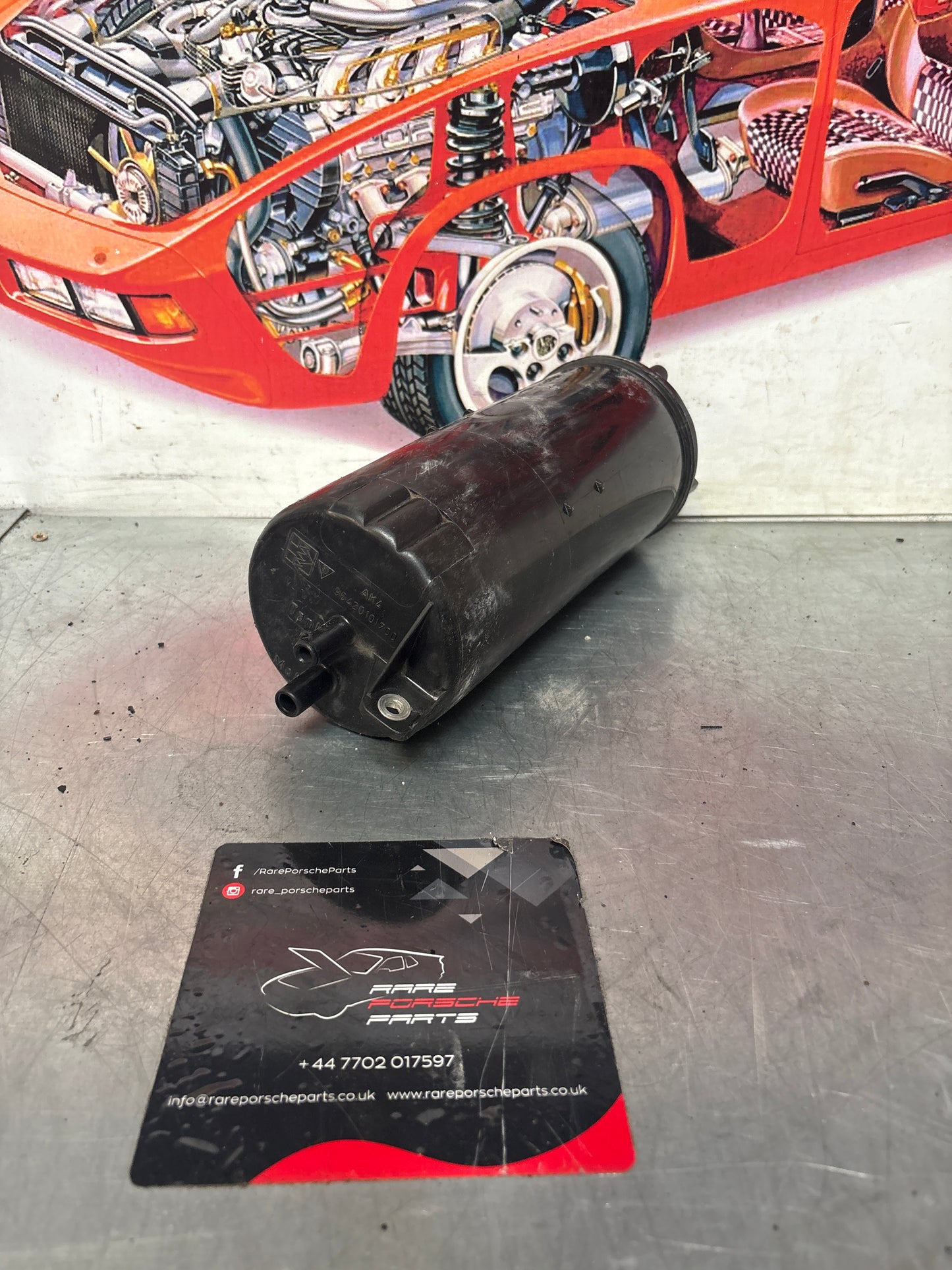 Porsche 964 Fuel Vapour Charcoal Canister, used 96420101700