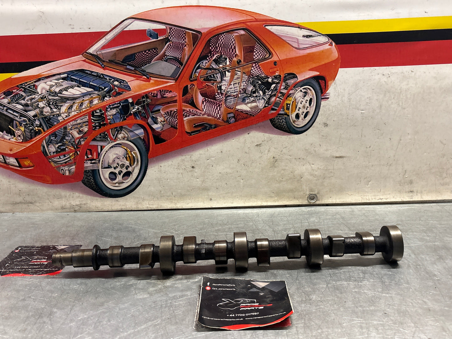 Porsche 924S 944 2.5 Cam shaft. Used. 94410515505R Part number is not visible