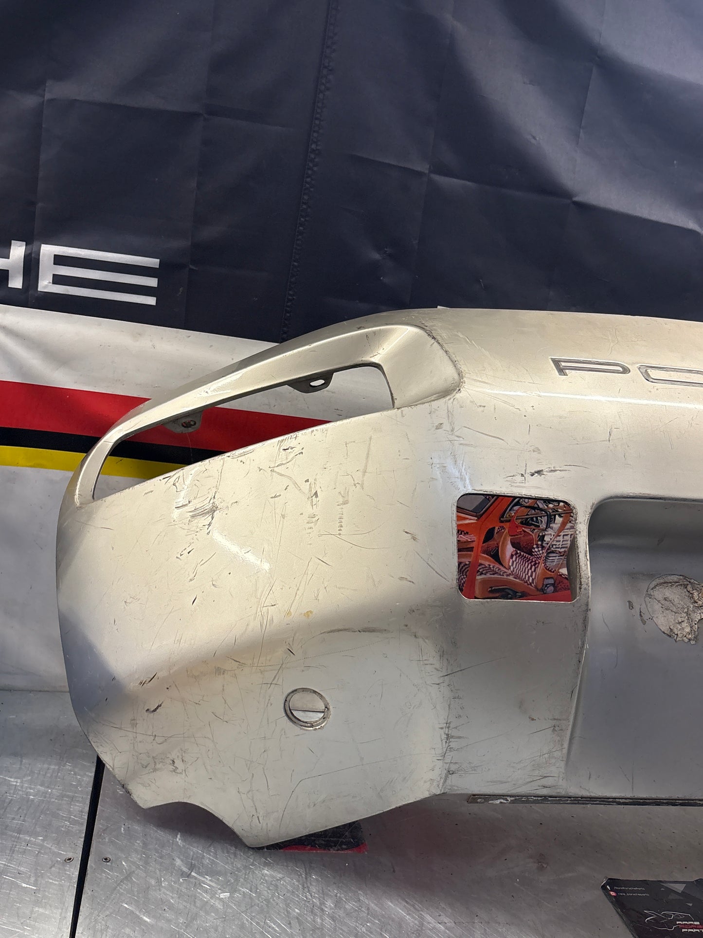 Porsche 928S rear bumper, used 928505023 / 474181