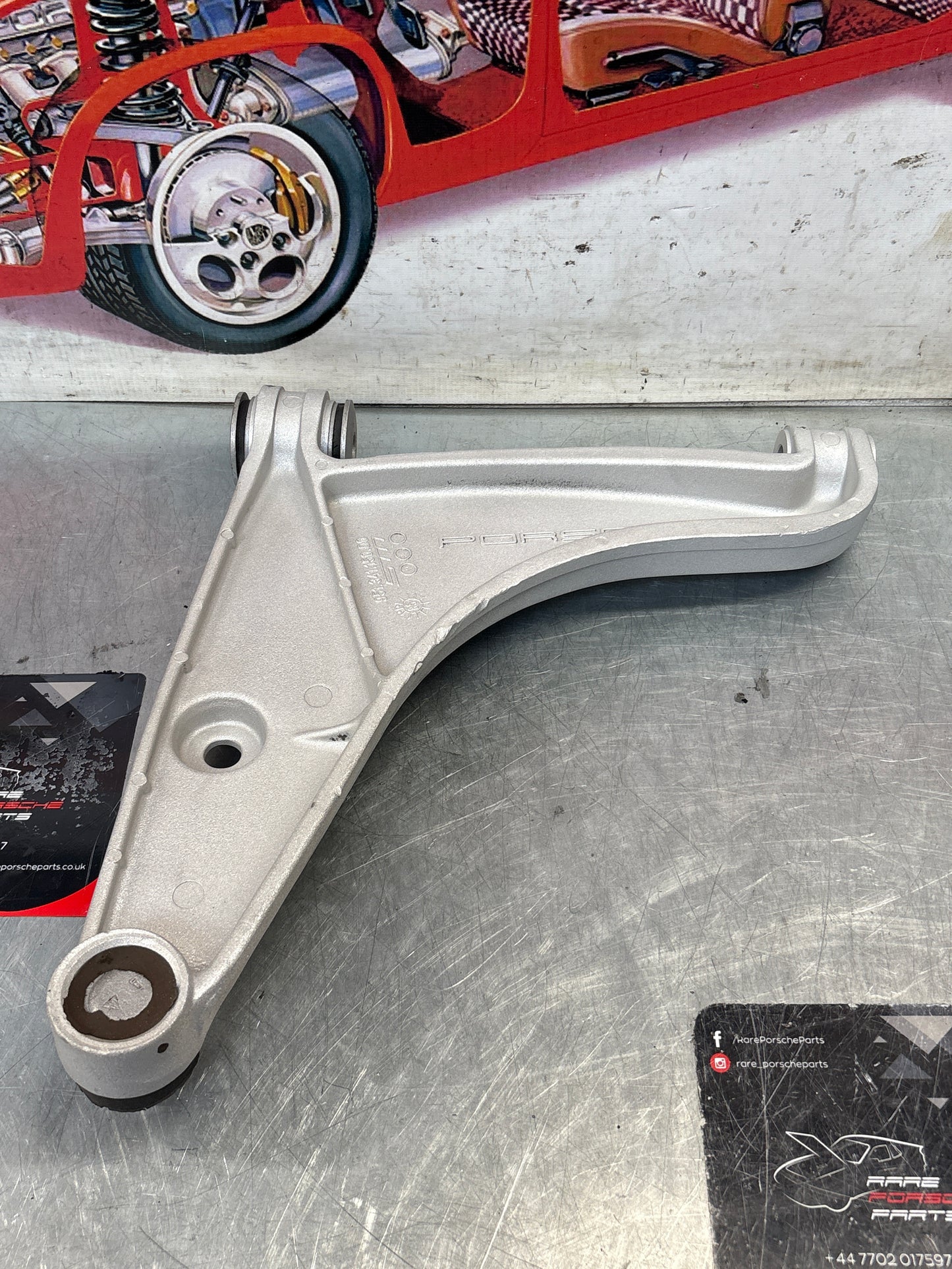 Porsche 944 Front right control arm, refurbished 95134115000