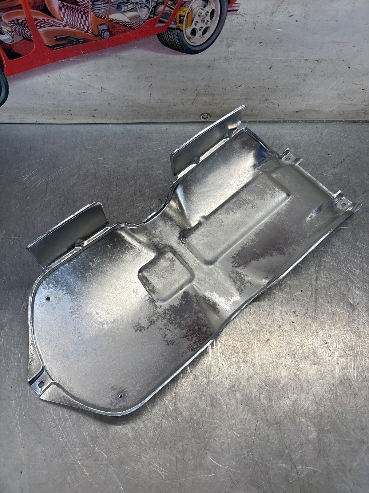 Porsche 924 924S 944 2.5 N/A exhaust heat shield 94450313900, refurbished 