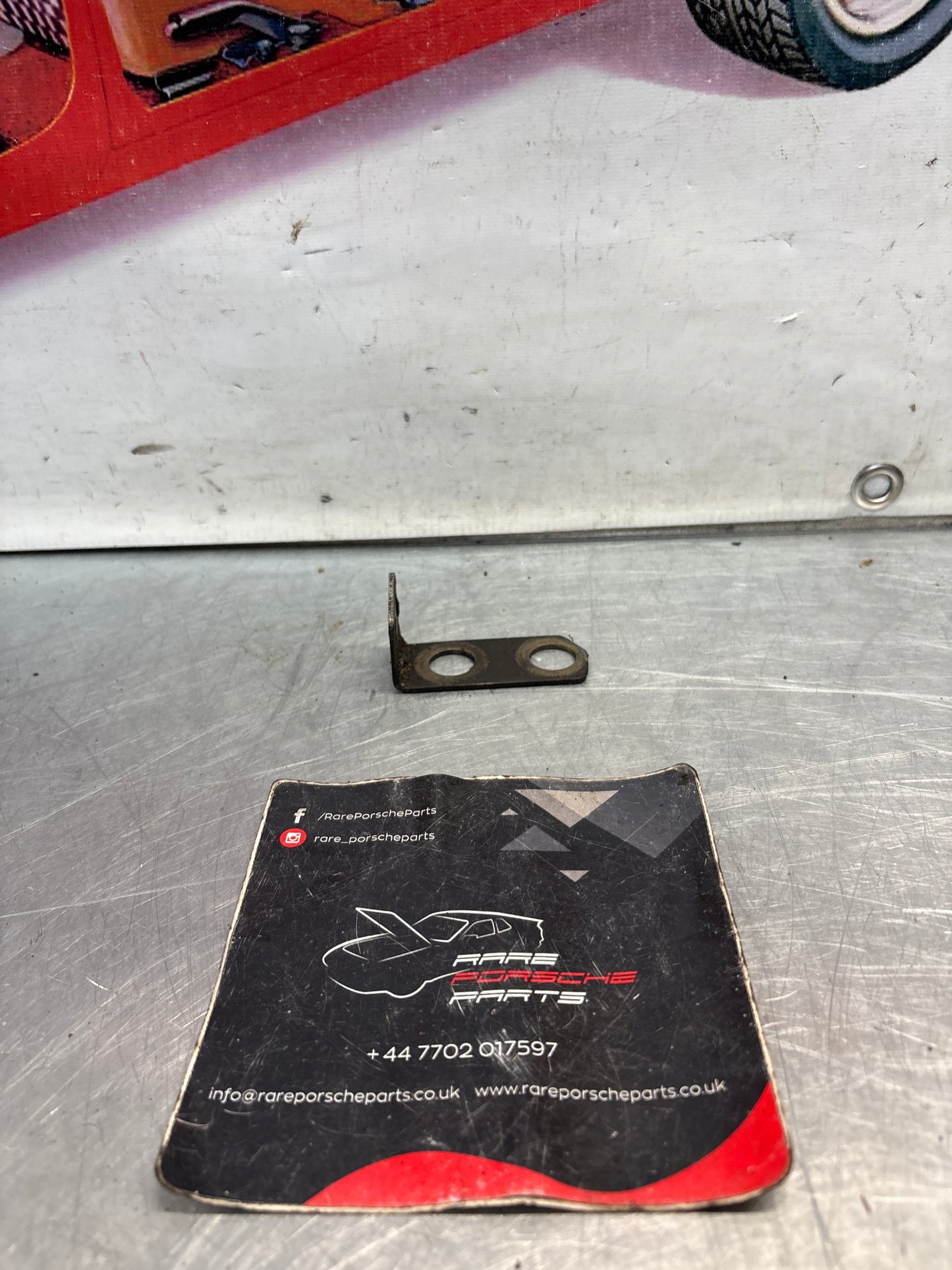 Porsche 944 oil cooler bracket, used 94420731500