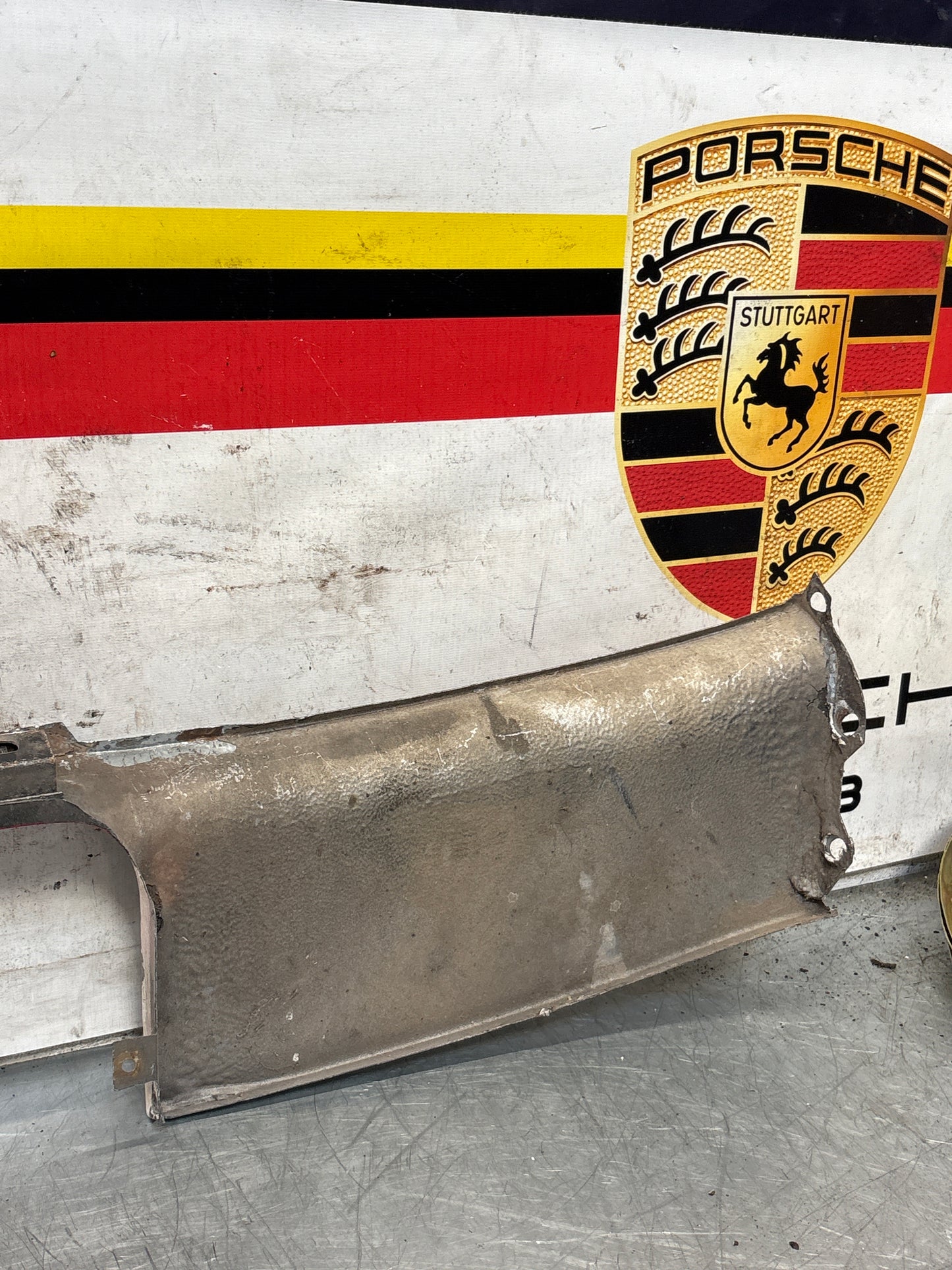 Porsche 924 Lower front valance, used, 94450303501 good condition