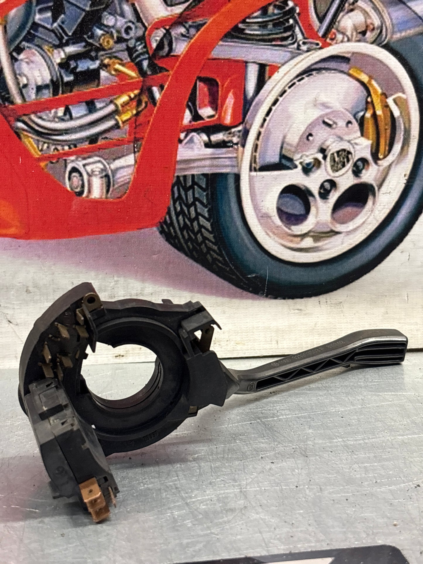 VW Golf II / Porsche 924/944 Indicator / Wiper Stalks, used 321953503F / 477953901