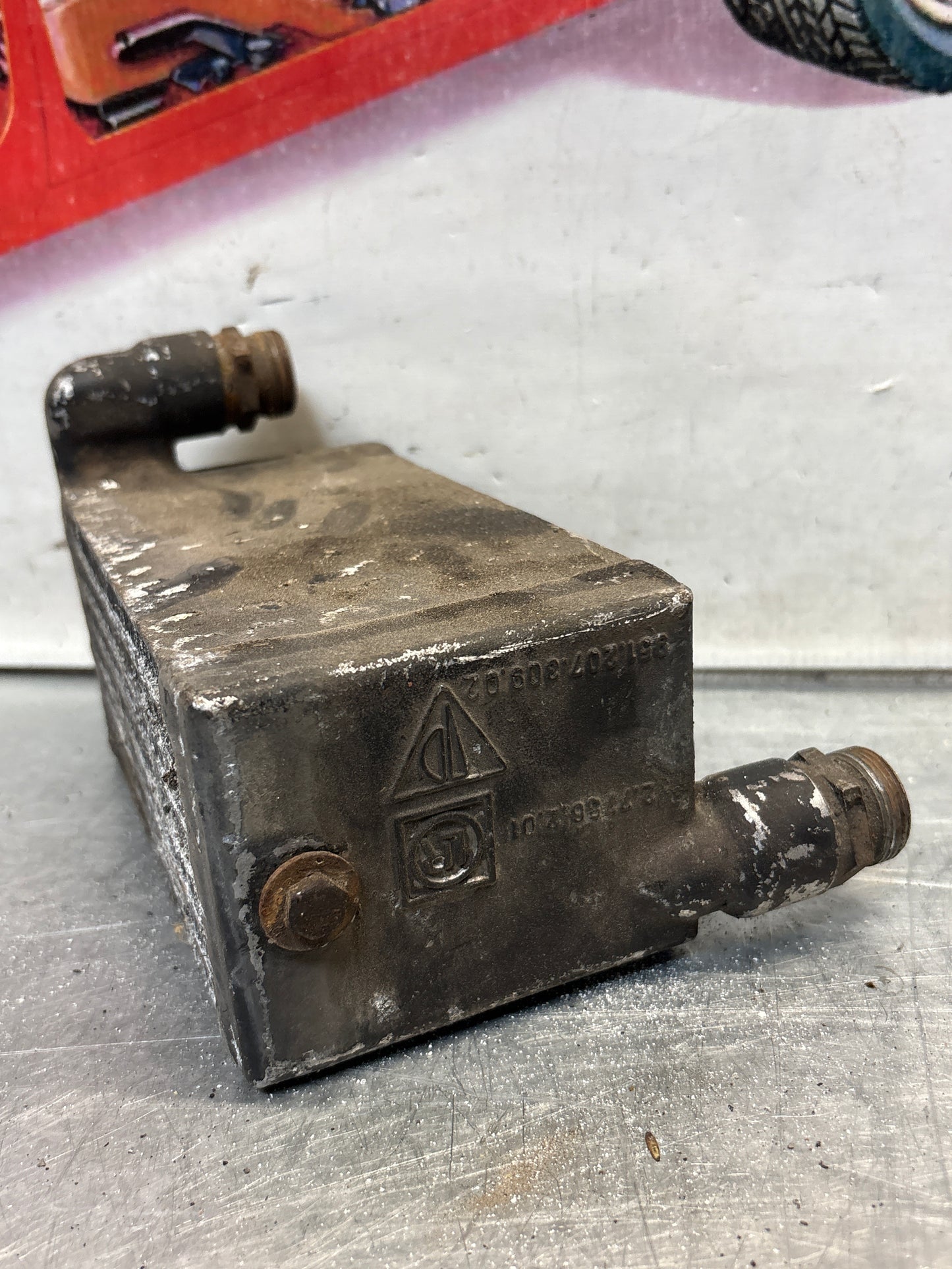 Porsche 944 Turbo Oil Cooler, used 95120730902