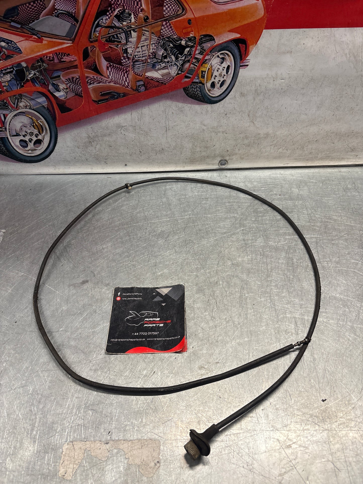 Porsche 924 early 944 LHD Speedo cable, 142957801C used