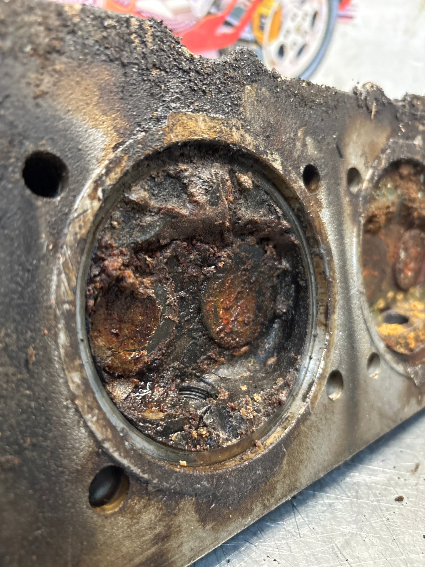 Porsche 914, cylinder head, right side, used 021101371J